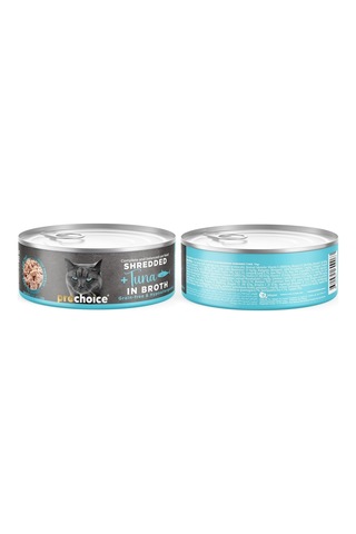 Deluxe Shredded, Tahılsız, Hipoalerjenik, Tiftiklenmiş Tuna Balıklı Yaş Kedi Maması, 70 G