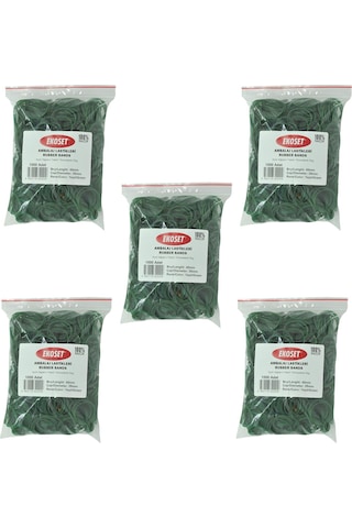 Ekoset Yeşil Paket Ambalaj Para Lastiği 40Mm 5.000 Adet