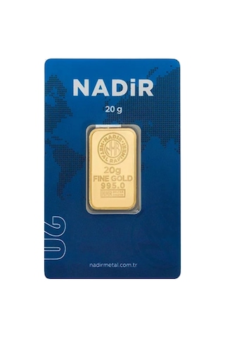 1 Adet 20 Gr 24 Ayar Altın 995