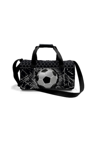 Coral High Siyah Futbol Desenli Spor Çantası 27539