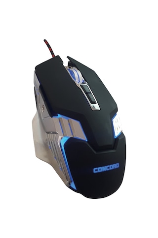 Concord C-25 RGB 7200 DPI Oyuncu Mouse + Mouse Pad