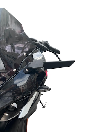 Universal Katlanır Ayna Racing Motor Uyumlu Siyah