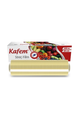 Kafem Streç Film 30 CM x 300 M 8 Mic 4 Paket