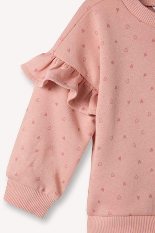 Defacto Kız Bebek 2li Takım Desenli Sweatshirt Alt G8503a526spog127 Turuncu-og127