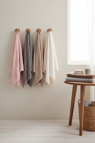 Soft İsba 6'lı %100 Pamuklu Havlu Seti 50x90 Cm Çok Renkli