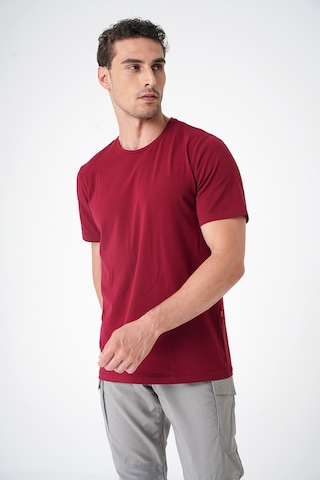 Mecanık Casual Neo Organic T-shirt Bordo