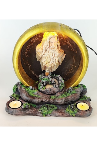 Güç Yüzüğü Gandalf Geri Akış Tütsülük Ve Işıklı Mumluk