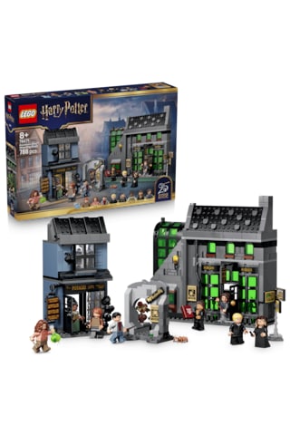 LEGO® Harry Potter™ Knockturn Yolu Büyücü Mağazaları 76471 - 8 Yaş ve Üzeri için Minifigür İçeren Oyuncak Yapım Seti (788 Parça)