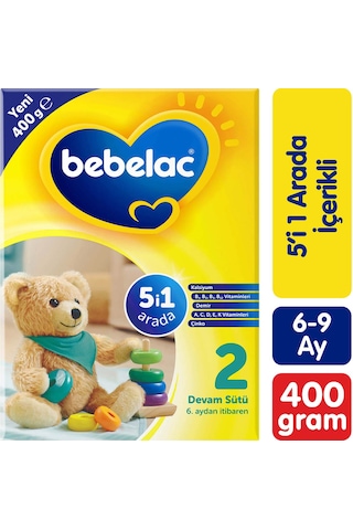 Bebelac 2 Devam Sütü 6-9 Ay 400 G