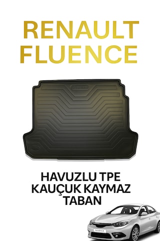 Renault Fluence 2009 2016 Uyumlu Bagaj Havuzu 3d Premium