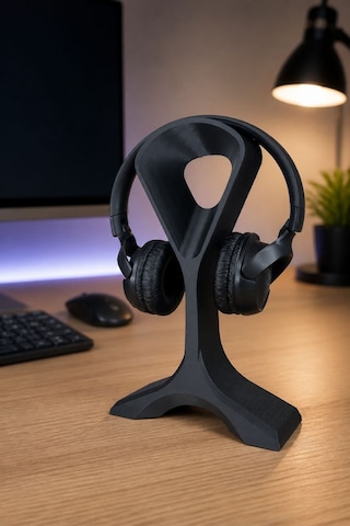 Modern Minimalist Kulaklık Standı 3d Baskı Masaüstü Kulaklık Tutucu
