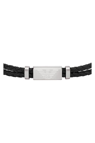 Emporio Armani Ajegs3122-040 Erkek Bileklik Siyah - Gri