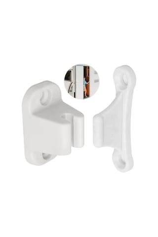 Karavan Ve Motokaravan İçin Kapı Kilidi, 35 Mm Ve 48 Mm Delik Aralığı, Beyaz Kapı Kilidi, Servis Ve Depo Kapısı, Motokaravan Kapıları İçin Güvenlik