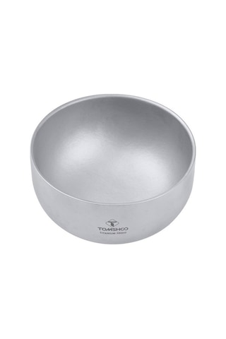 Ebitda Tomshoo 380ml Kamp Mutfak Eşyası Titanyum Kase Çift Duvarlı Isı Dayanıklı Ultra Hafif Taşınabilir Sofra Eşyası Çok Renkli