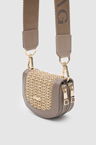 Jefece Hasır Vizon Çanta Cüzdan -Siyah