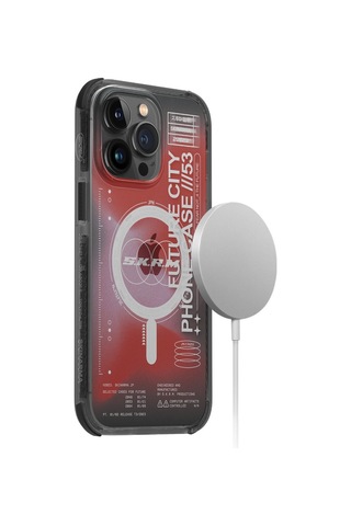Apple Uyumlu iPhone 14 Pro Kılıf Skinarma Şeffaf Airbag Tasarımlı Magsafe Şarj Özellikli Shorai Kapak