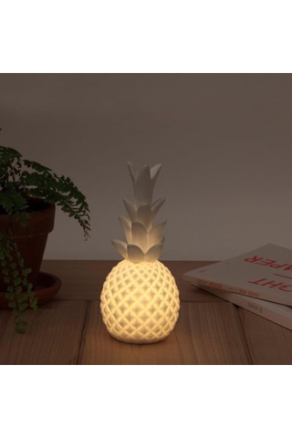 Ananas Şeklinde Desenli Büyük Boy Pilli Masa Ve Gece Lambası Go5 Çok Renk