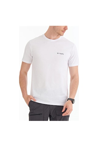 Columbia Cs0354 Csc M Basıc Sm Logo Ls Tee White-white White