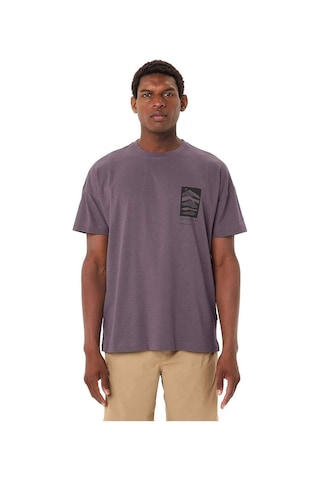 Vaude Redmont Cotton Erkek T-shirt 48794 Purple Ash