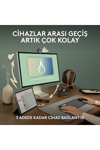 Logitech M350s Pebble 2 Bluetooth Kablosuz Sessiz Kompakt Mouse - Siyah Diğer