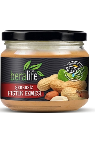 Beralife Şekersiz Fıstık Ezmesi 300 G