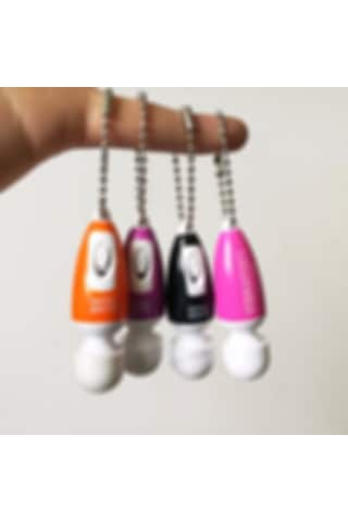 Truva Shop Magic Mini Vibratör 6 Cm Mastürbatör Pembe Anahtarlık Vibratör