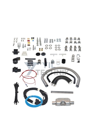 Eberspacher S2 D2l 24v Karavan Dizel Isıtıcı Konforlu Montaj Kiti 252721050000