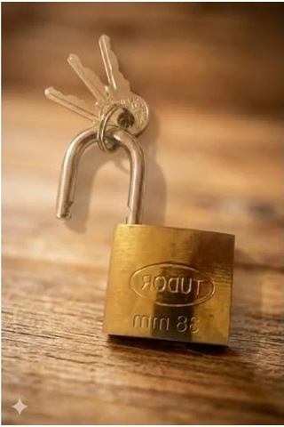 2'li Sarı Kilit Seti, 38 Mm Ve 3 Anahtarlı Tasarımı İle Güvenli Kullanım