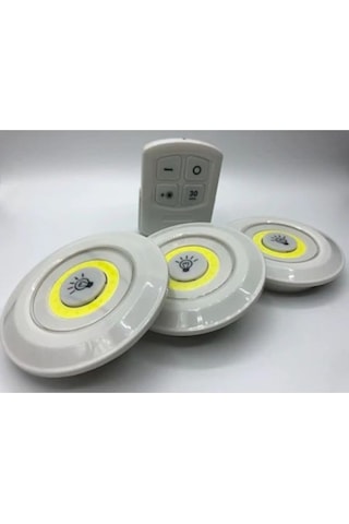 Uzaktan Kumandalı Yapışkanlı Kablosuz Led Spot Lambalar