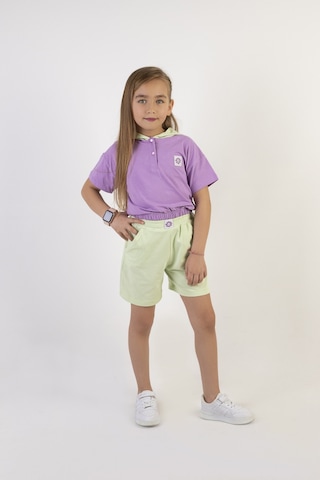Harika Kids Kız Çocuk Kapşonlu Şortlu Alt-üst Takım 001