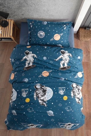 Nordqueen %100 Pamuk Tek Kişilik Nevresim Seti Galaxy