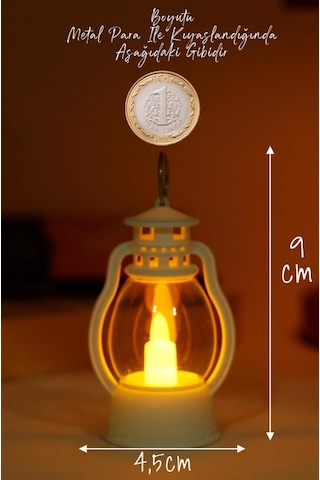 Led Mum Mini Kamp Tipi 3 Adet Pil Dahil Dumansız Alev Ledli Dekor Işığı Beyaz Pt430 Beyaz