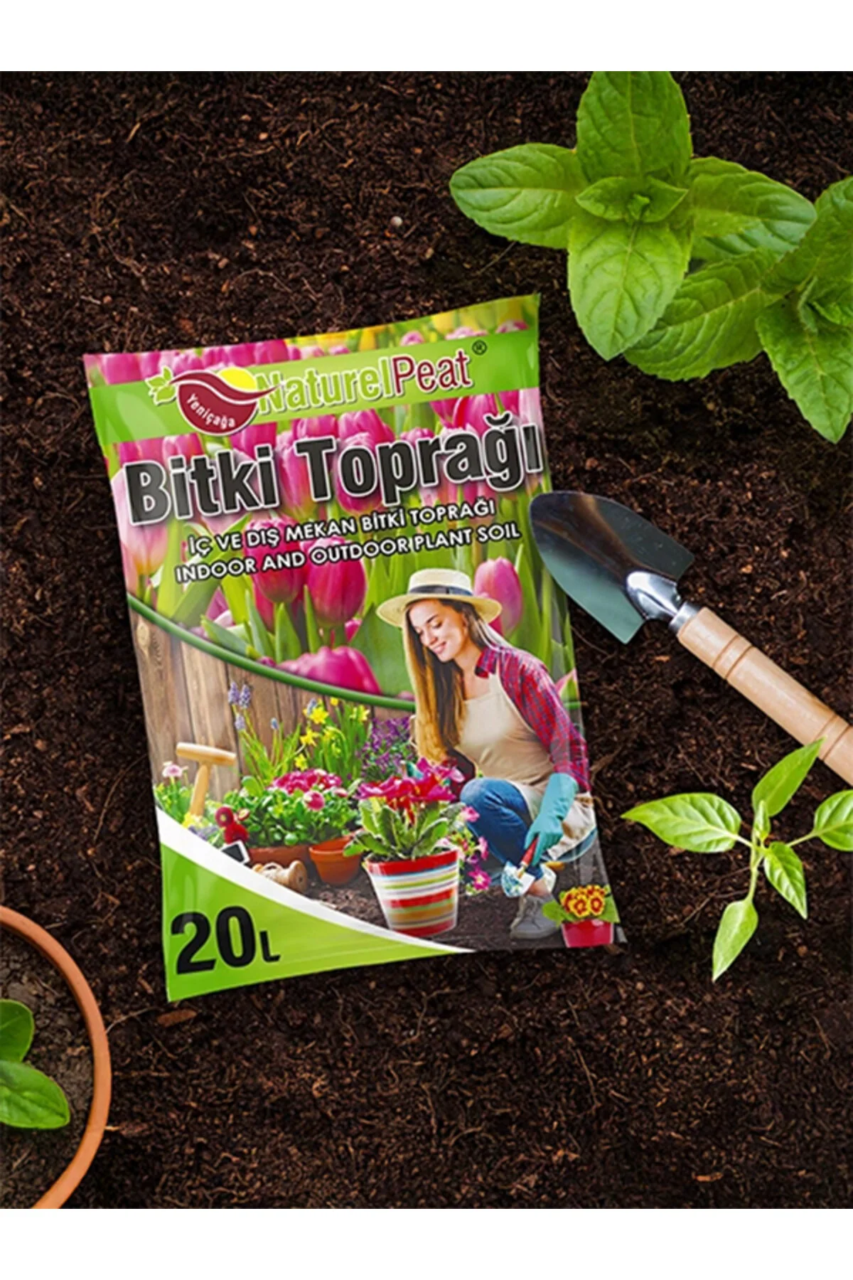 Naturel Peat Bitki Toprağı - 20 Litre 100