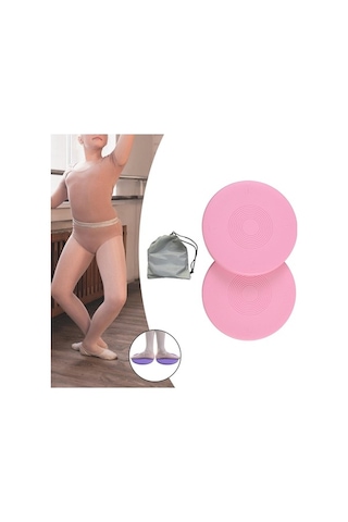 Ganzhoushop Tahtası Suntek Sporları Pembe Bale Dönme Cihazı Ev Egzersiz 2 Adet Pembe