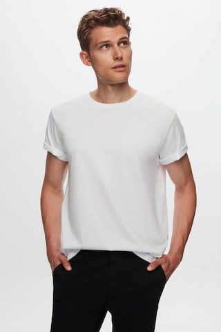 D's Damat Ds Damat Comfort Beyaz %100 Pamuk T-shirt 6HC14ORT02006 Beyaz