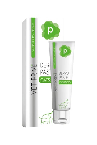 Vet Prive Derma Pasta Kedi ve Köpekler İçin Dermatolojik Pasta 100 G