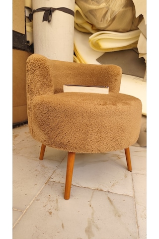 Çay Seti Tekli Koltuk, Berjer Salon, Balkon, Ofis , Ders Çalışma Sandalyesi, Bahçe Sandalyesi Kahverengi
