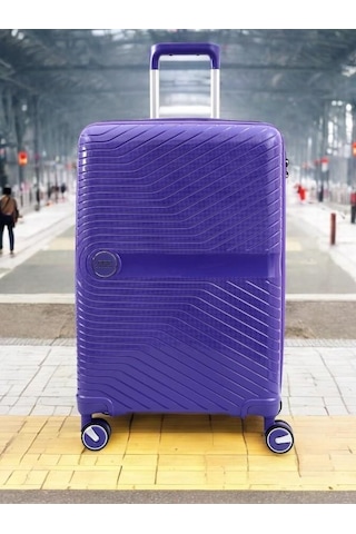 Ççs Mor Valiz Büyük Boy Tsa Şifreli Mor