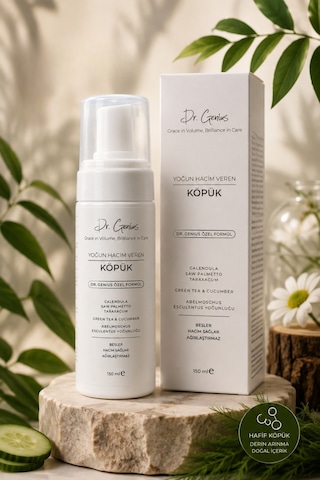 Saw Palmetto, Calendula & Yeşil Çay Özlü Yoğun Hacim Veren Saç Köpüğü - 150ml