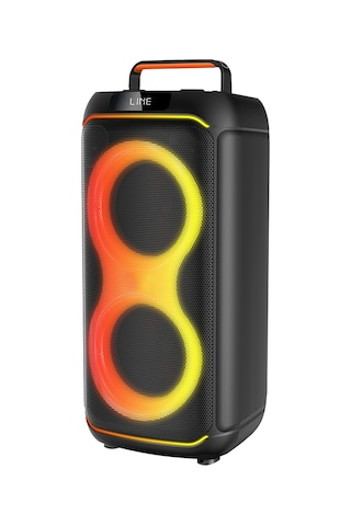 Gd-2608 Dijital Led Göstergeli Fm Radyolu Mikrofonlu Rgb Tws Çift 6.5 İnç Stereo Bass Kablosuz Karaoke Hoparlör