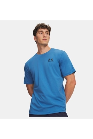 Under Armour Ua M Sportstyle Lc Ss Erkek T-shirt 1326799-430 Mavi