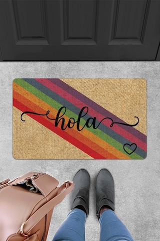 Evaşk Kapı Önü Paspası Vinil Kaymaz Tabanlı 45 X 70 Evaşkdm10099