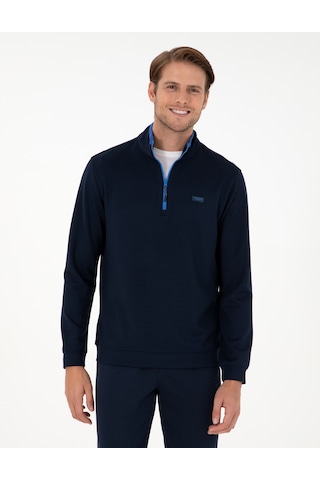 Pierre Cardin Lacivert Regular Fit Sweatshirt 50290662 Vr033