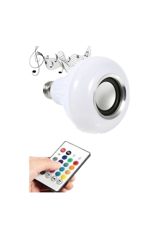 Mobee Bluetooth Hoparlör Akıllı Led Ampul Lamba 1250