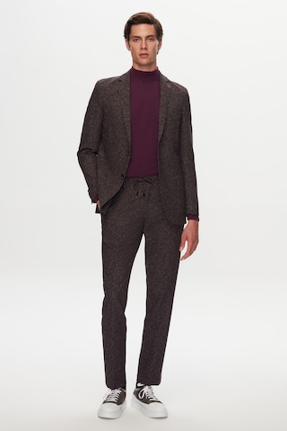 D's Damat Ds Damat Slim Fit Kahverengi Baskılı Kırışmayan Sihirli Takim Elbise 1hc05ım05577m Kahverengi