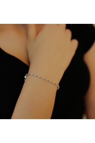 Lova 0,30 Karat Pırlanta Su Yolu Bileklik - 4070006