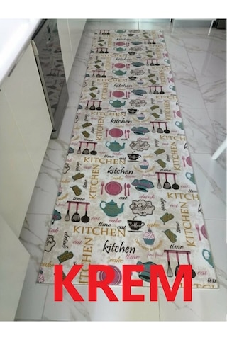 Panda Halı Napolitan Mutfak Desen 3 Model Kaymaz Jel Taban Yolluk