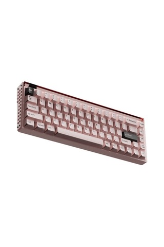 Made68 Pro+ Pink Light %65 Ttc Purple Heart Kom Manyetik Sw 8k He Hotswap Rgb İngilizce Klavye