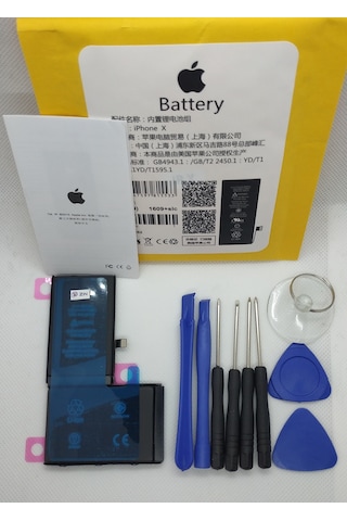 Apple Uyumlu iPhone X Batarya Pil Tamir Setidir