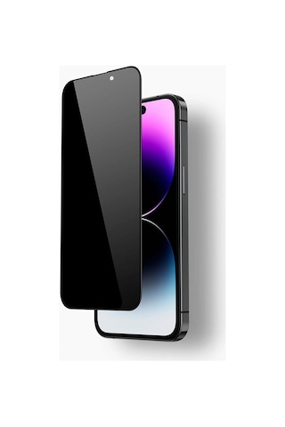 Vendas Apple iPhone 15 Plus Uyumlu Warrior Privacy Gizleyen Hayalet Temperli Cam Ekran Koruyucu 2 Adet